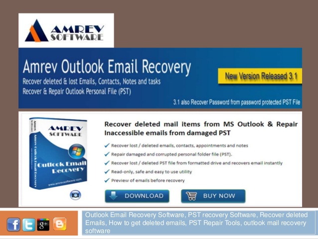 outlook recovery software